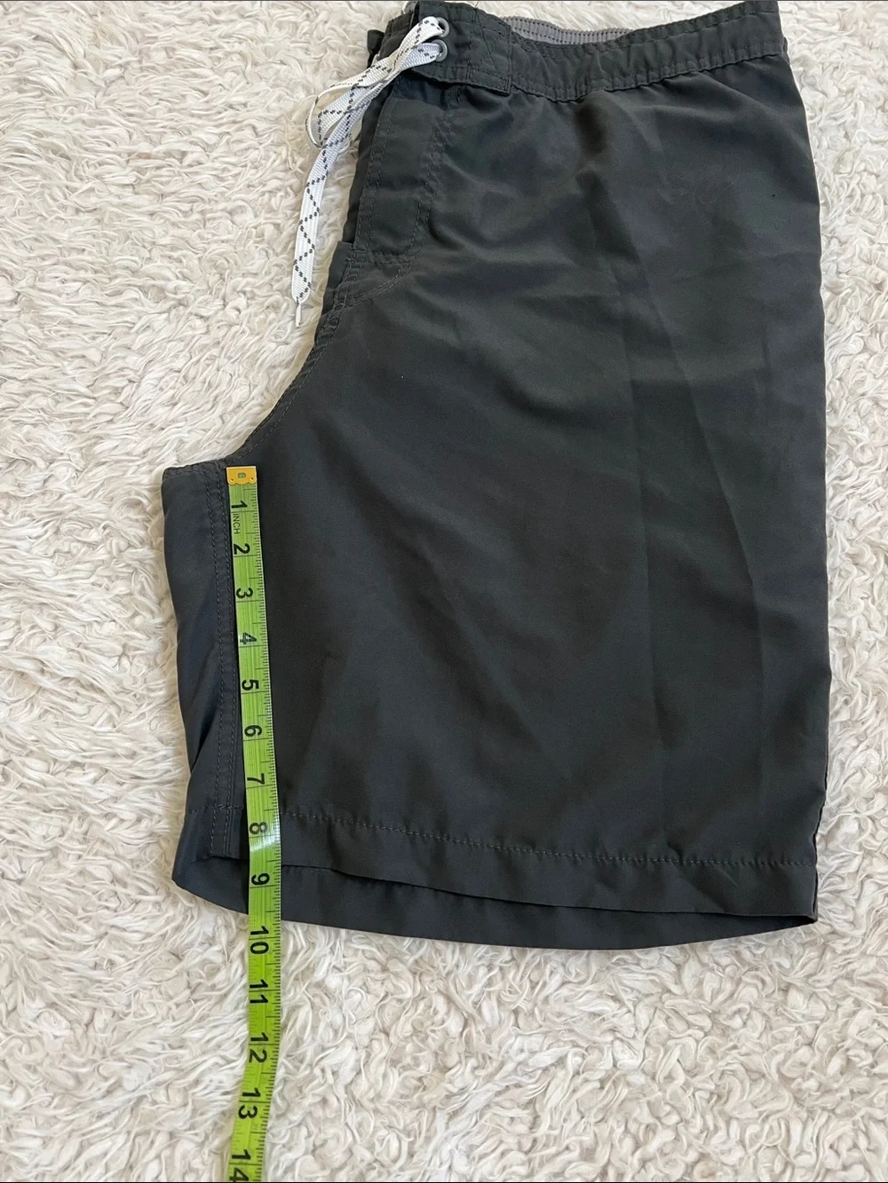 Merona Swim Trunks Gray Men's Beach Ocean Size XL